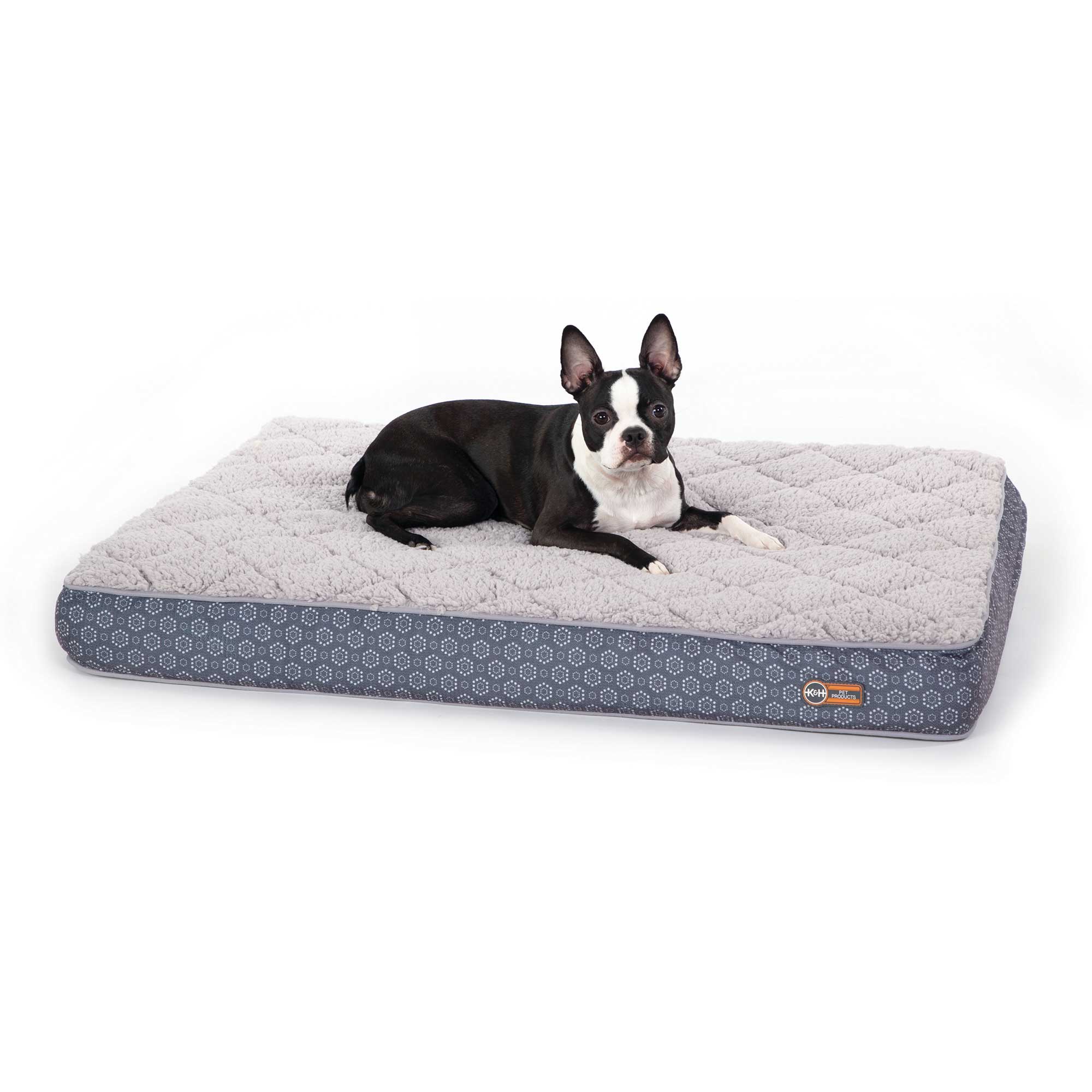 K&H Pet Products QuiltTop Superior Orthopedic Pet Bed Medium Gray 30